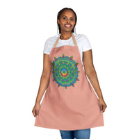 Mandala Art Apron - Apricot Delight All Over Prints - Blululi