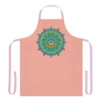 Mandala Art Apron - Apricot Delight All Over Prints - Blululi