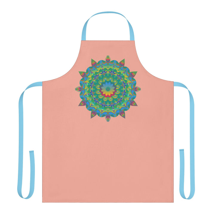 Mandala Art Apron - Apricot Delight All Over Prints - Blululi