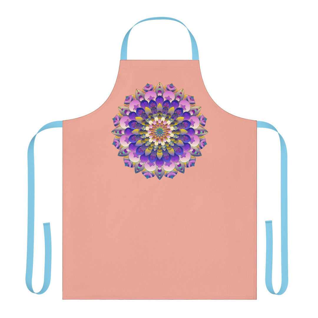 Mandala Art Apron - Apricot Dream All Over Prints - Blululi