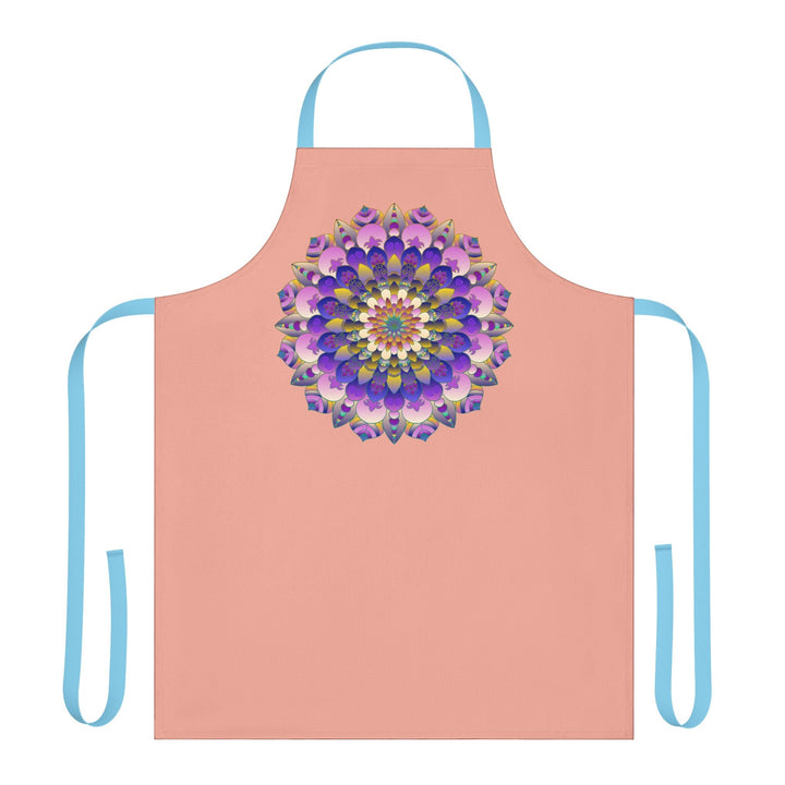 Mandala Art Apron - Apricot Dream All Over Prints - Blululi