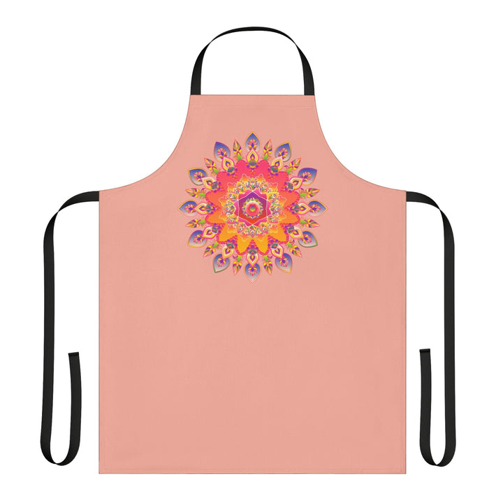 Mandala Art Apron - Apricot Dream All Over Prints - Blululi