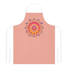 Mandala Art Apron - Apricot Dream All Over Prints - Blululi
