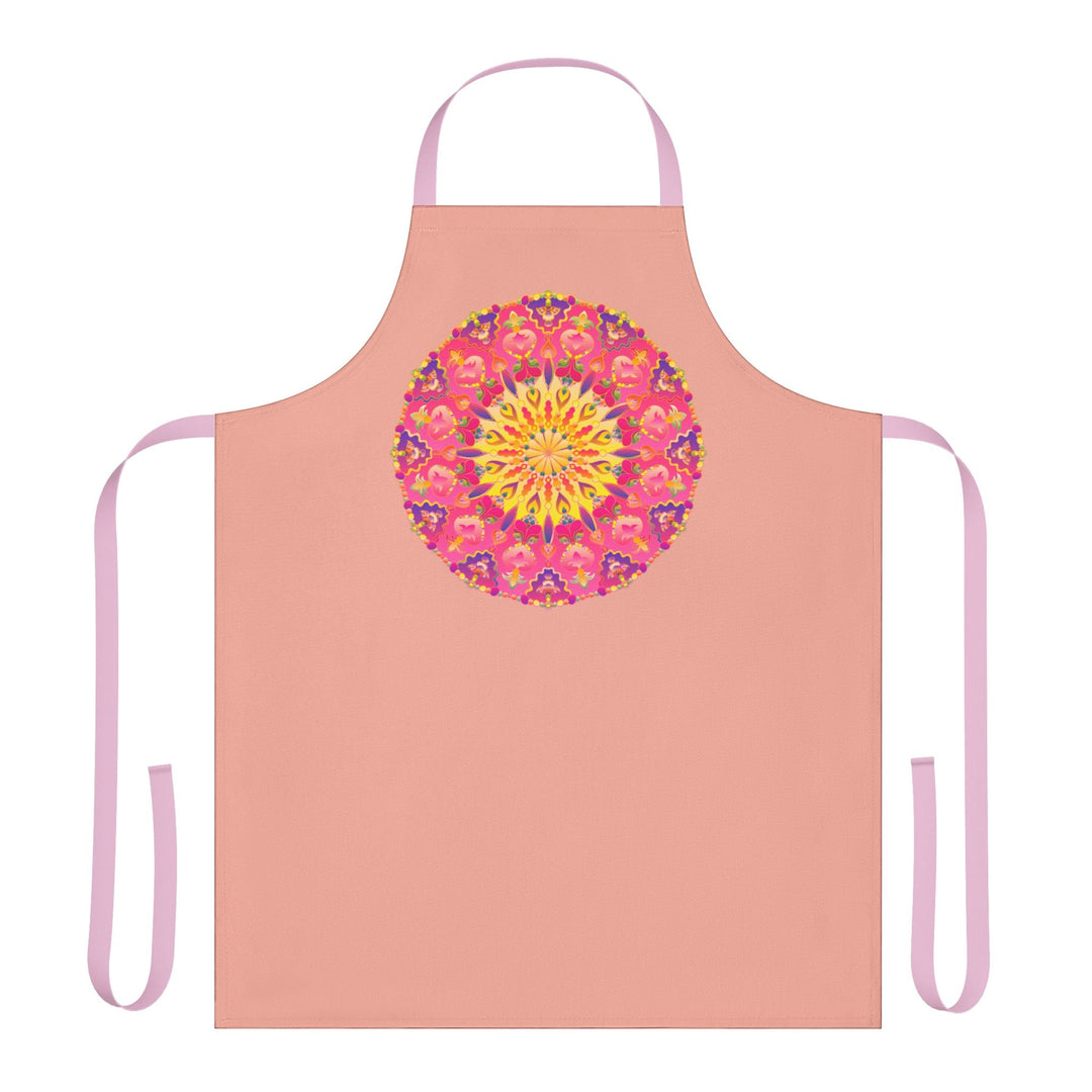 Mandala Art Apron - Apricot Dream All Over Prints - Blululi