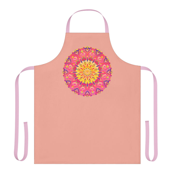 Mandala Art Apron - Apricot Dream All Over Prints - Blululi