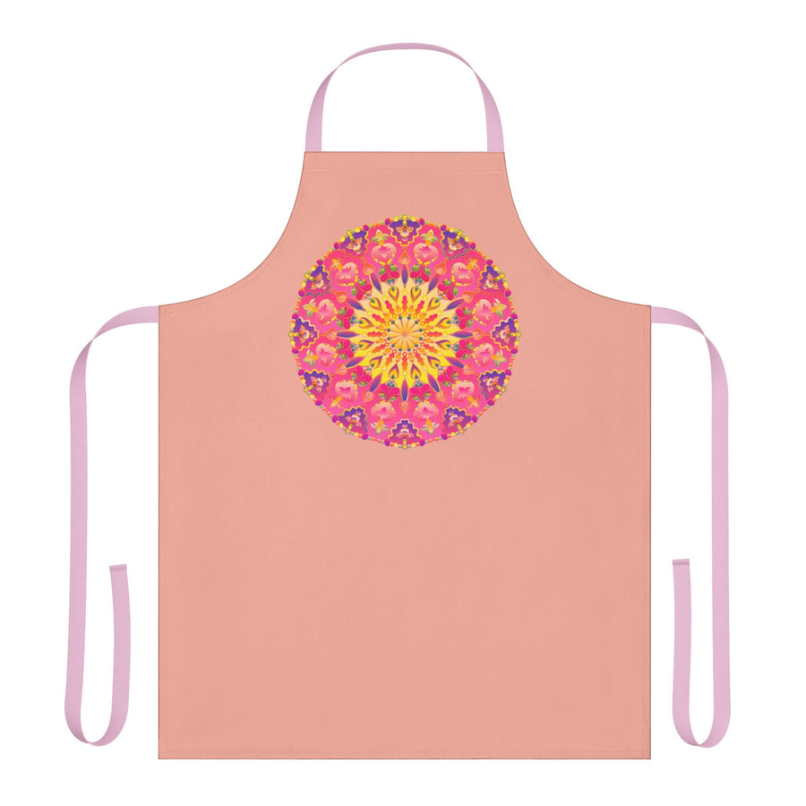 Mandala Art Apron - Apricot Dream All Over Prints - Blululi