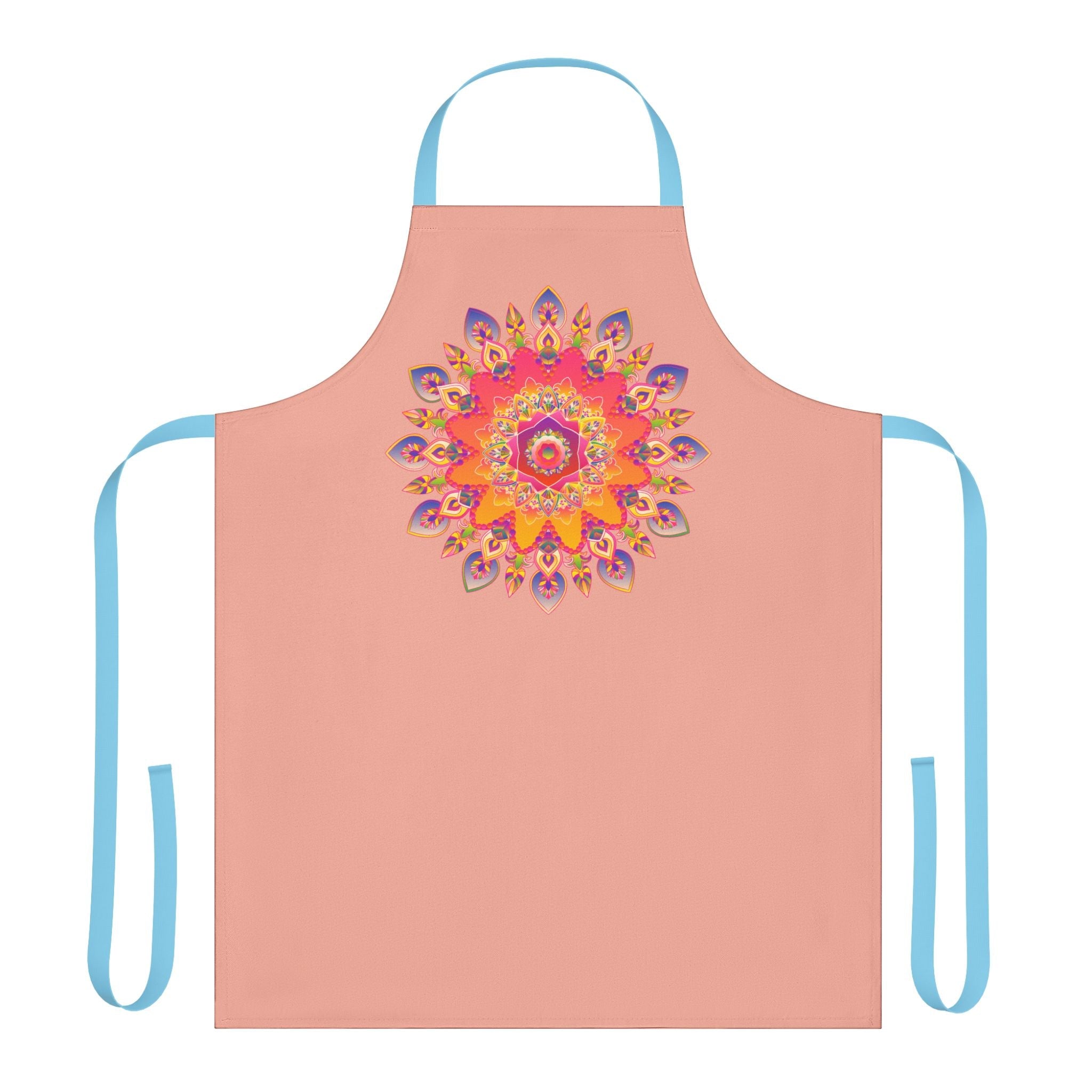 Mandala Art Apron - Apricot Dream All Over Prints - Blululi