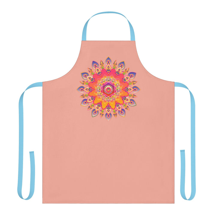 Mandala Art Apron - Apricot Dream All Over Prints - Blululi