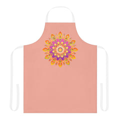 Mandala Art Apron - Apricot Dream All Over Prints - Blululi