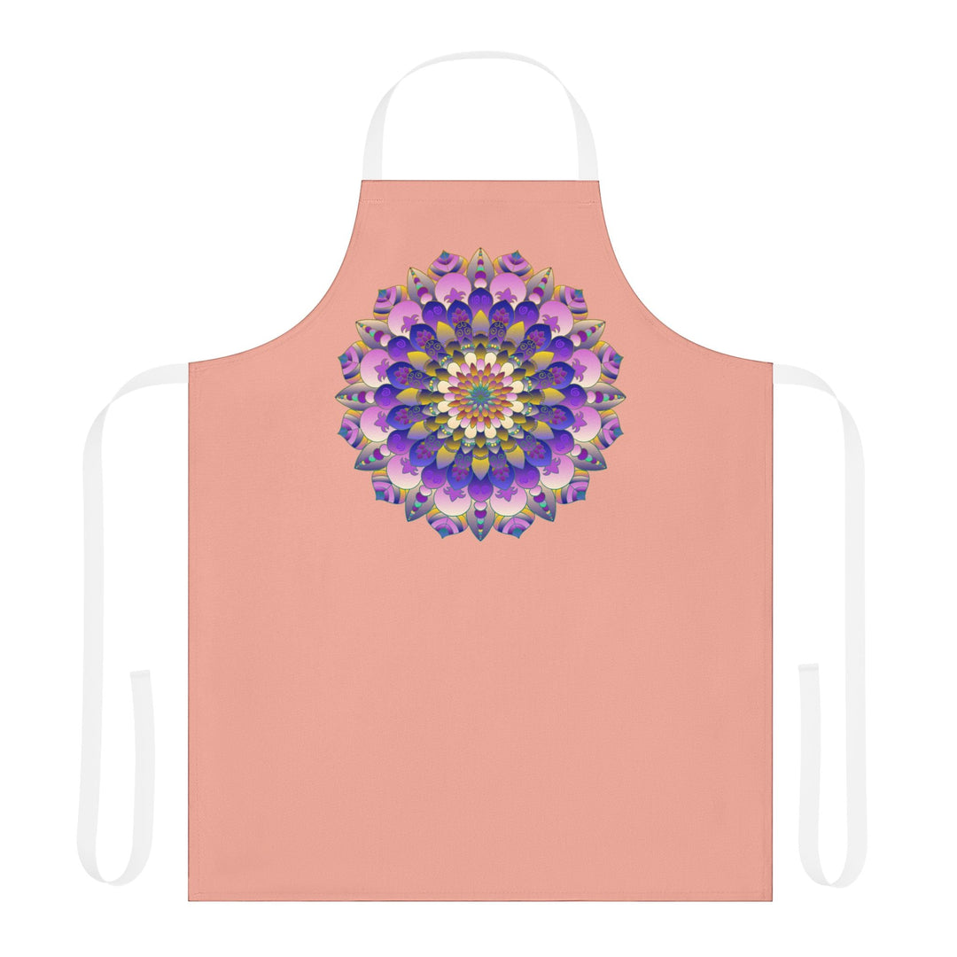 Mandala Art Apron - Apricot Dream All Over Prints - Blululi