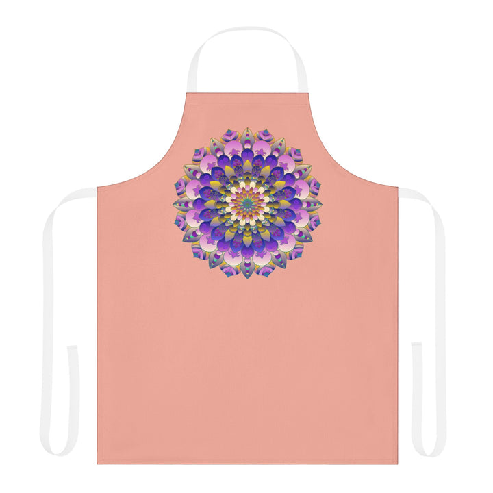 Mandala Art Apron - Apricot Dream All Over Prints - Blululi