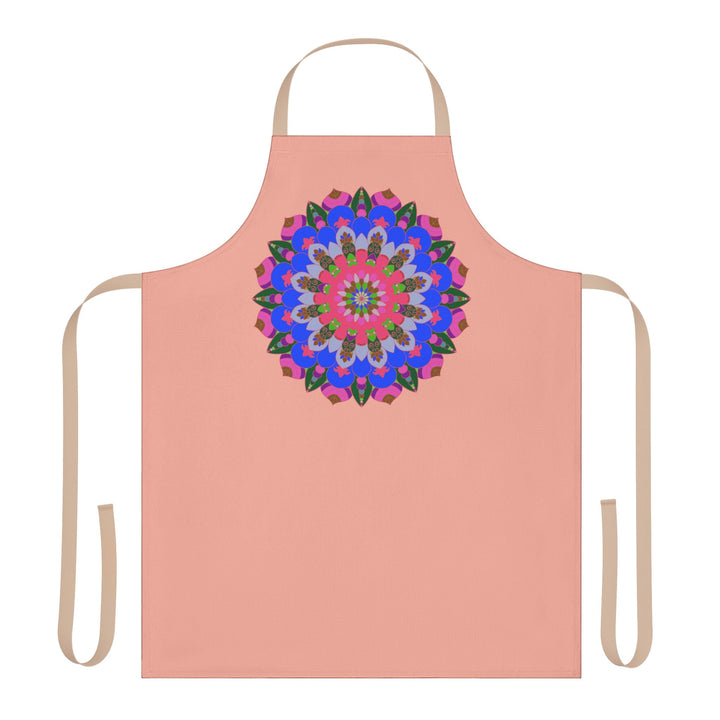 Mandala Art Apron - Apricot Dream All Over Prints - Blululi