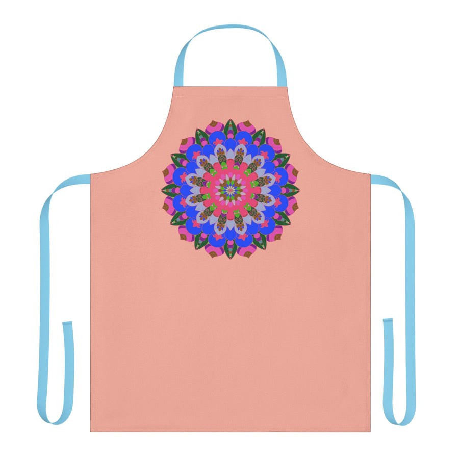 Mandala Art Apron - Apricot Dream All Over Prints - Blululi