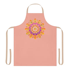 Mandala Art Apron - Apricot Dream All Over Prints - Blululi