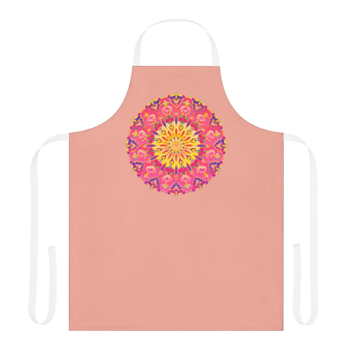 Mandala Art Apron - Apricot Dream All Over Prints - Blululi