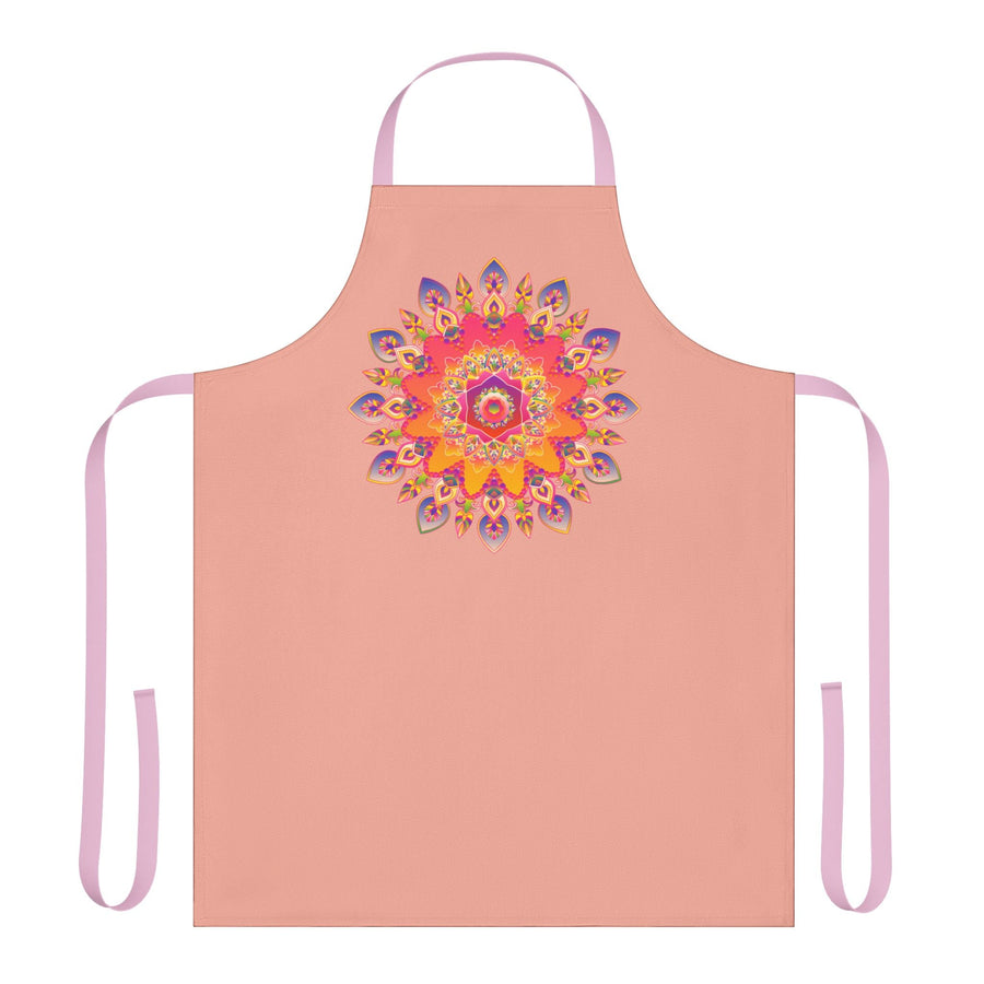 Mandala Art Apron - Apricot Dream All Over Prints - Blululi