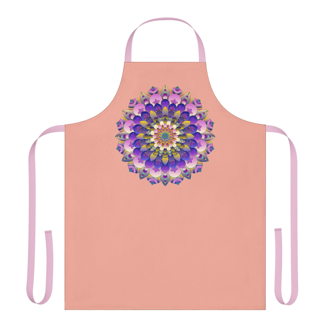 Mandala Art Apron - Apricot Dream All Over Prints - Blululi