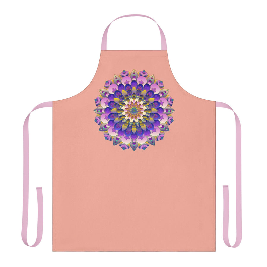 Mandala Art Apron - Apricot Dream All Over Prints - Blululi
