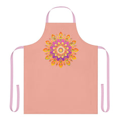 Mandala Art Apron - Apricot Dream All Over Prints - Blululi