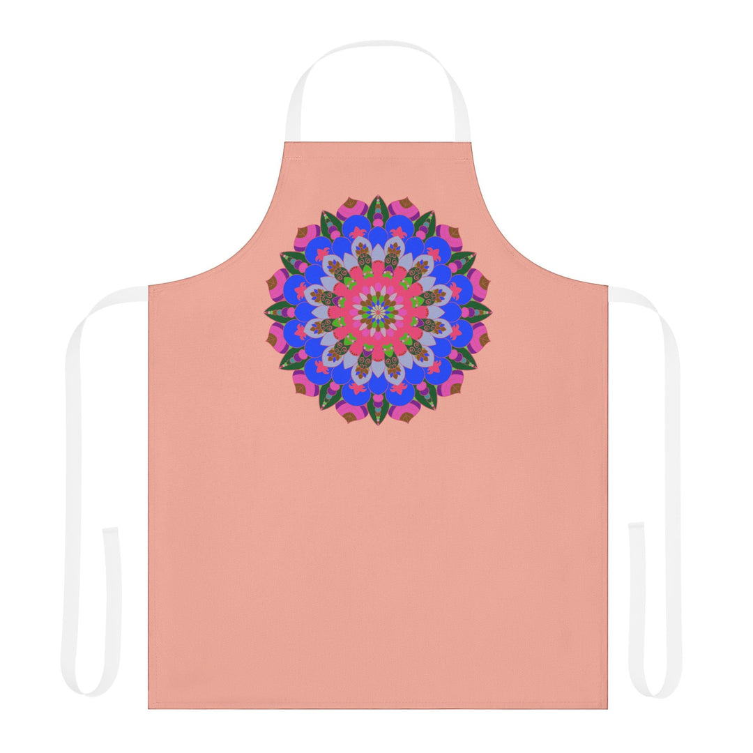 Mandala Art Apron - Apricot Dream All Over Prints - Blululi