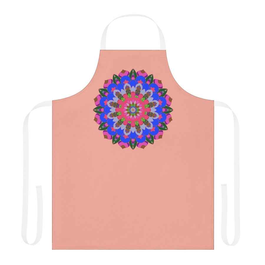 Mandala Art Apron - Apricot Dream All Over Prints - Blululi