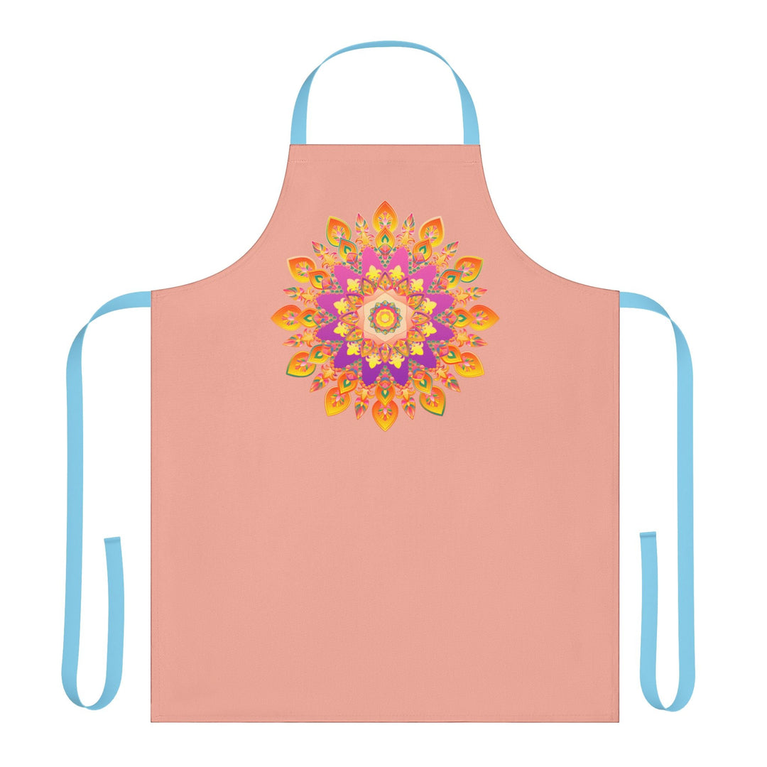 Mandala Art Apron - Apricot Dream All Over Prints - Blululi