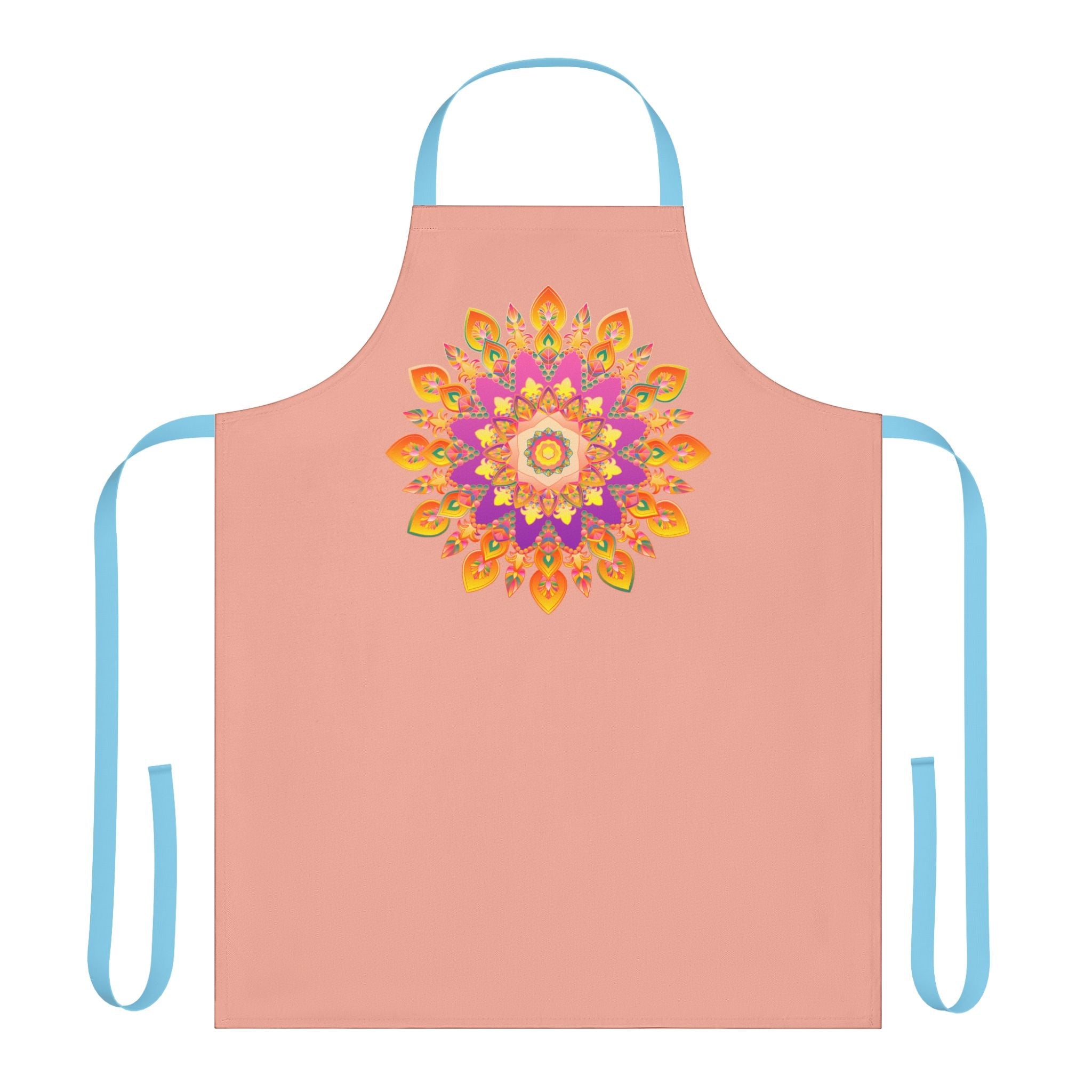 Mandala Art Apron - Apricot Dream All Over Prints - Blululi