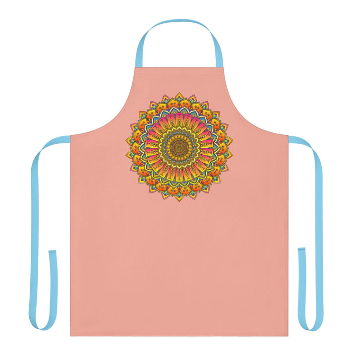 Mandala Art Apron - Apricot Dream All Over Prints - Blululi