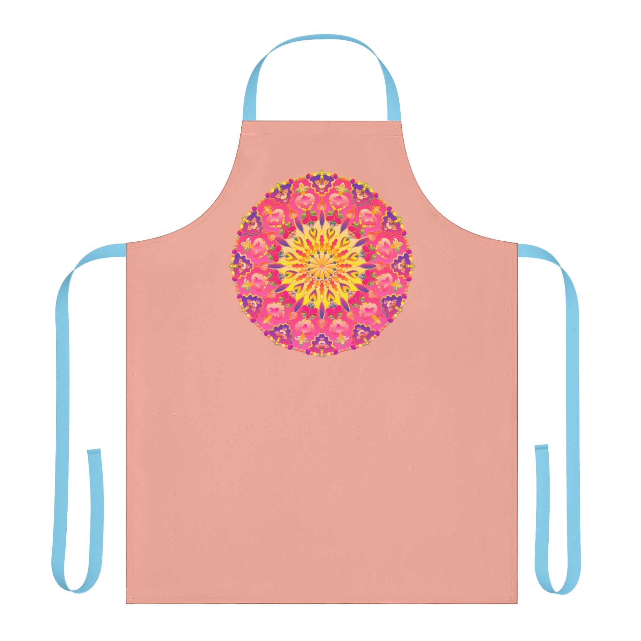 Mandala Art Apron - Apricot Dream All Over Prints - Blululi