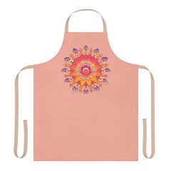 Mandala Art Apron - Apricot Dream All Over Prints - Blululi