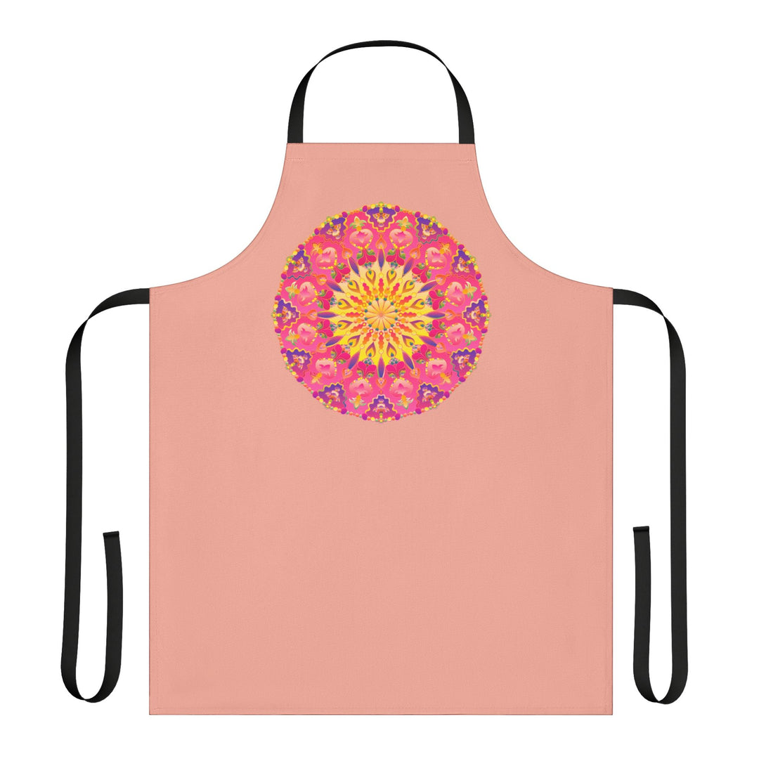 Mandala Art Apron - Apricot Dream All Over Prints - Blululi