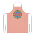 Mandala Art Apron - Apricot Floral Design All Over Prints - Blululi