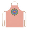 Mandala Art Apron - Apricot Floral Design All Over Prints - Blululi