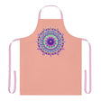 Mandala Art Apron - Apricot Floral Kitchen All Over Prints - Blululi