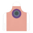 Mandala Art Apron - Apricot - Hand Drawn All Over Prints - Blululi