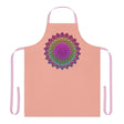 Mandala Art Apron - Apricot - Hand - Drawn All Over Prints - Blululi