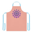Mandala Art Apron - Apricot, Hand - Drawn All Over Prints - Blululi