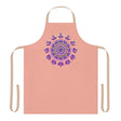 Mandala Art Apron - Apricot, Hand - Drawn All Over Prints - Blululi