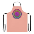 Mandala Art Apron - Apricot - Hand - Drawn All Over Prints - Blululi