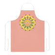 Mandala Art Apron - Apricot - Hand - Drawn Design All Over Prints - Blululi