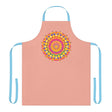 Mandala Art Apron - Apricot - Hand - Drawn Design All Over Prints - Blululi