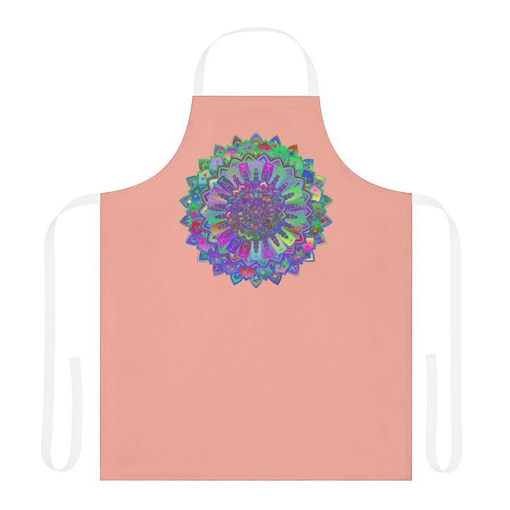 Mandala Art Apron - Apricot - Kitchen Decor All Over Prints - Blululi