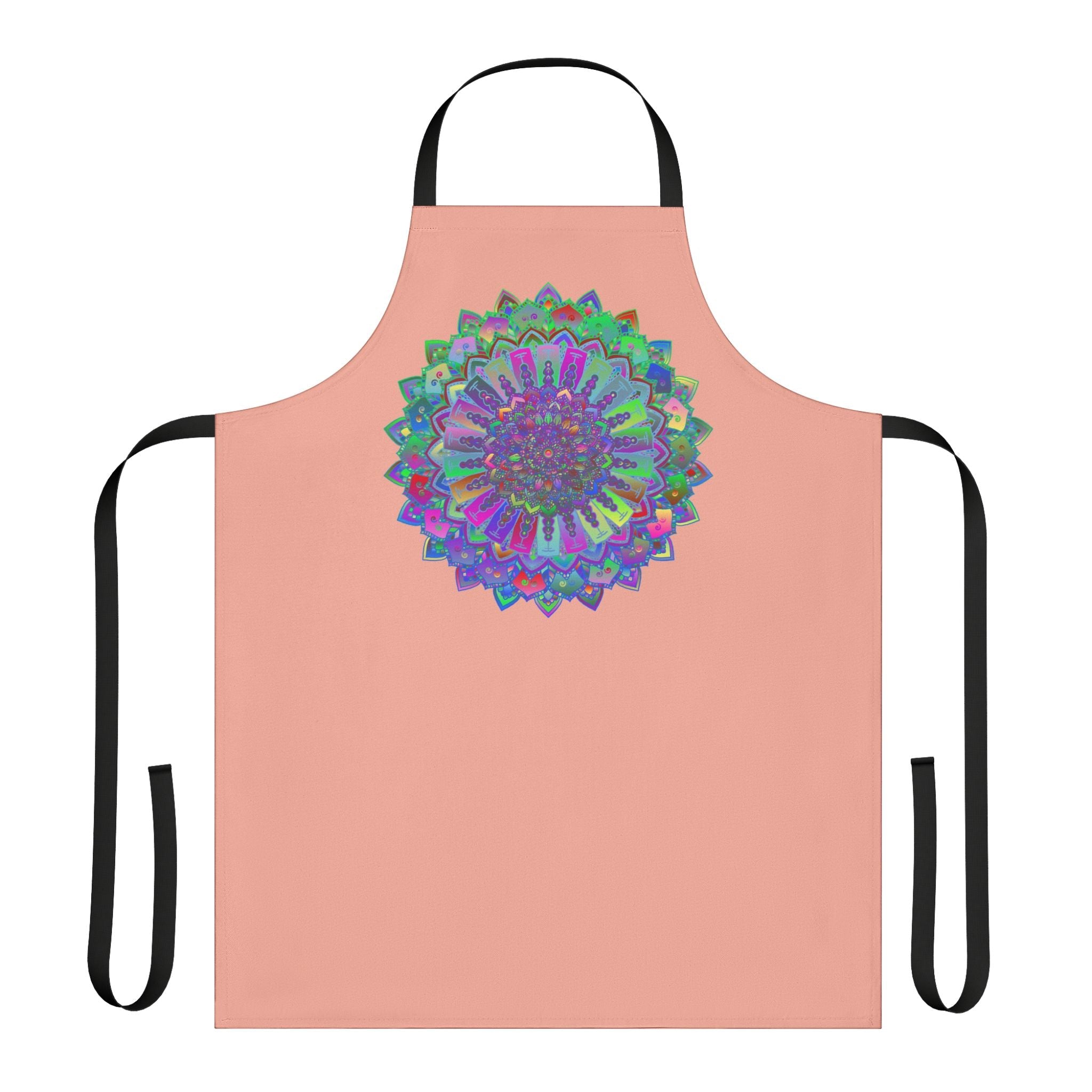 Mandala Art Apron - Apricot - Kitchen Decor All Over Prints - Blululi