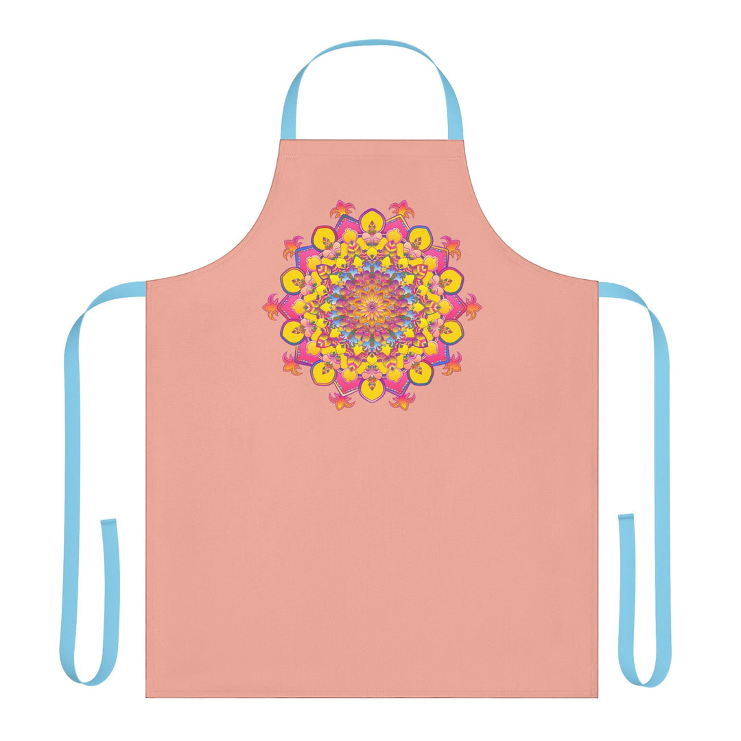 Mandala Art Apron - Apricot Kitchen Decor All Over Prints - Blululi