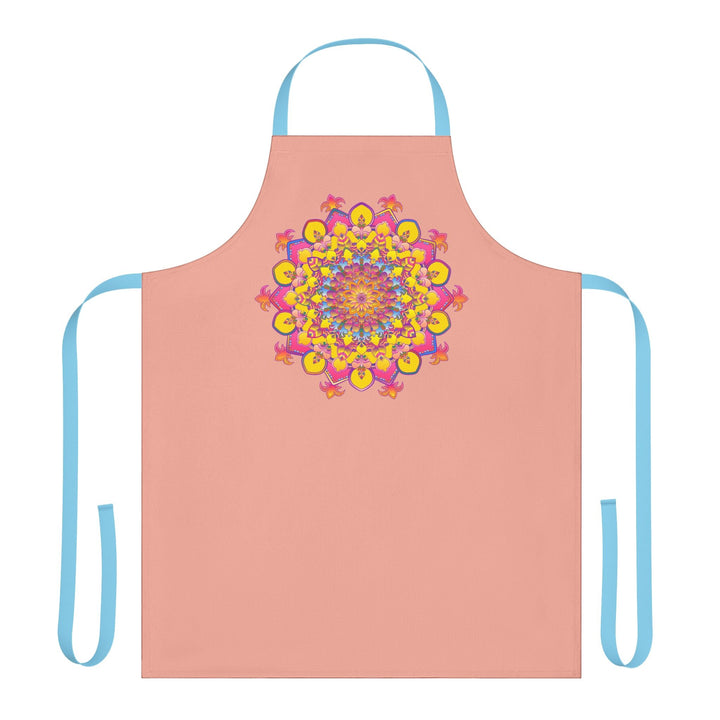 Mandala Art Apron - Apricot Kitchen Decor All Over Prints - Blululi