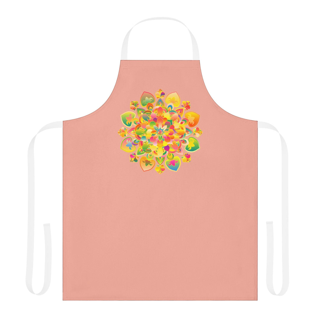 Mandala Art Apron - Apricot - Kitchen Decor All Over Prints - Blululi