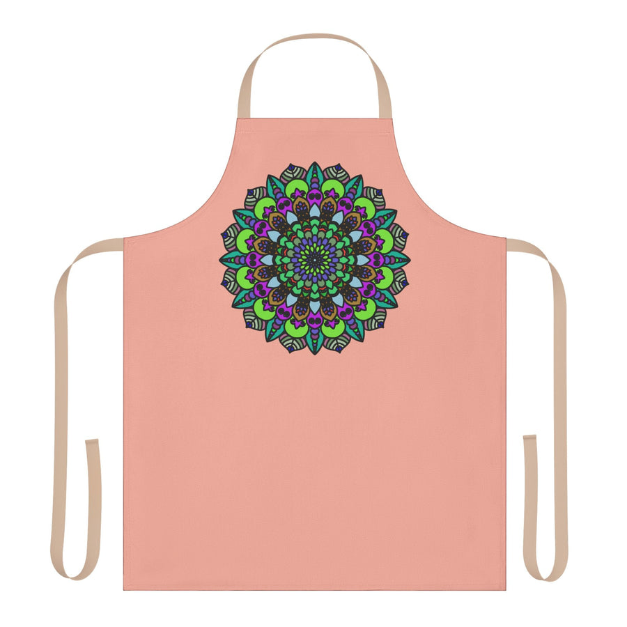 Mandala Art Apron - Apricot - Kitchen Decor All Over Prints - Blululi