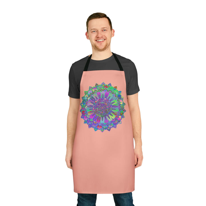 Mandala Art Apron - Apricot - Kitchen Decor All Over Prints - Blululi