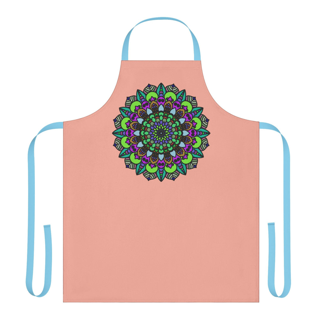 Mandala Art Apron - Apricot - Kitchen Decor All Over Prints - Blululi