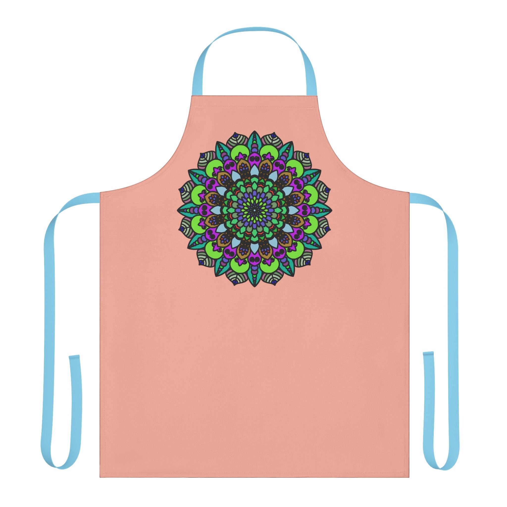 Mandala Art Apron - Apricot - Kitchen Decor All Over Prints - Blululi